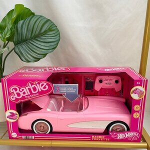 NEW IN BOX Hot Wheels Barbie RC Corvette Full-Function Remote-Control